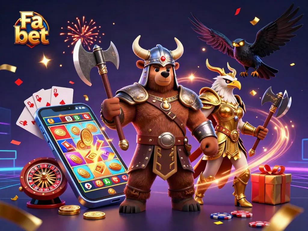 Experience thrilling Fa bet actions with exciting 3D casino characters and vivid slot games.