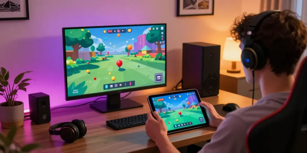 Engaging Bounce Ball gameplay on GGSoft platform showing user-friendly interface and vibrant visuals.