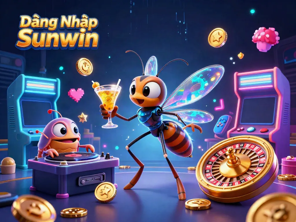 Experience excitement at Đăng Nhập Sunwin with a lively casino atmosphere filled with vibrant game elements.